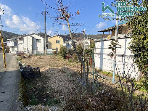 上賀茂前田町 建築条件無し 土地の外観
