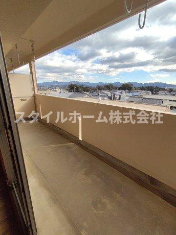 ベルドミール豊川のバルコニー