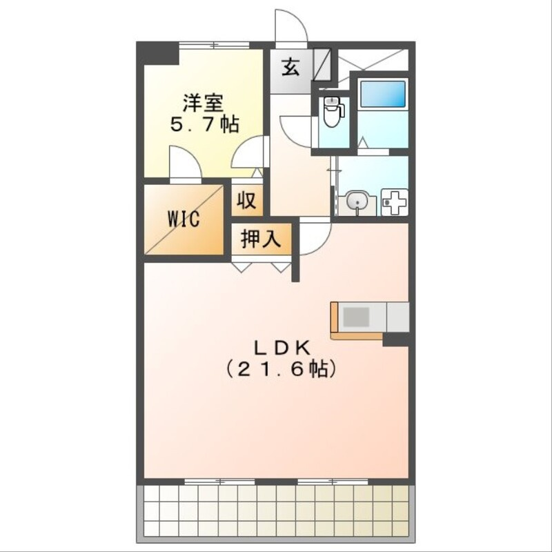 ベルドミール豊川の間取り
