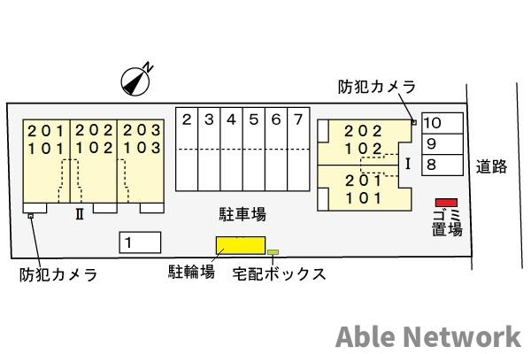 アムールⅡの区画図|その他