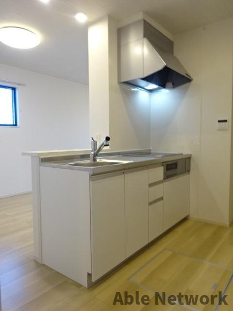 アムールⅡのキッチン|人気のカウンターキッチン