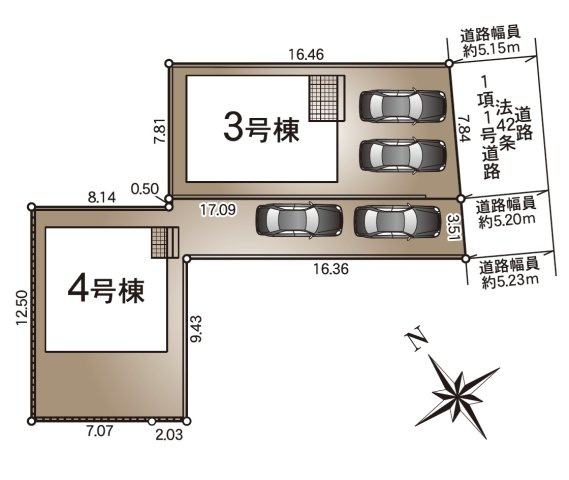 【間取り】 | 姫路市飾磨区妻鹿第1（全2棟）3号棟 | 3号棟です。