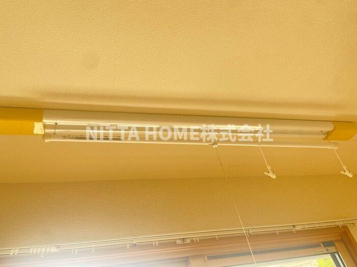 サンリーフの内装|室内物干しスペースです♪