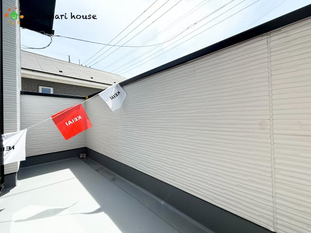 上尾市中分4期　新築戸建　LIGARE01のバルコニー