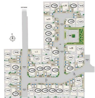 【区画図】 | 花小金井第33期　全42棟　No.1 | 花小金井第33期　全42棟　No.1