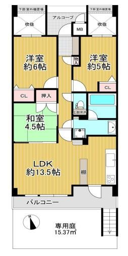 イトーピア香里園ヴァルコートの間取り|間取り図はいかがですか？ご希望を叶える間取りですか？リビングの広さは？水回りの位置は？カウンターキッチン？など色々な情報が集約されています。弊社ではリフォームなどのご相談も承っております。