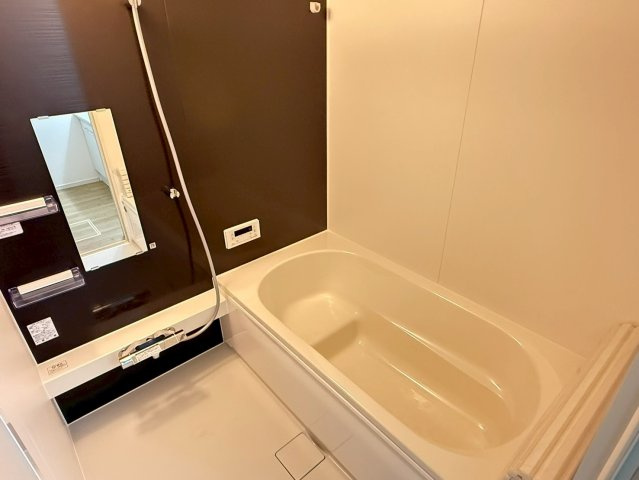 川越市むさし野2期　新築一戸建て　2号棟の浴室|お風呂で日々の疲れを落としましょう