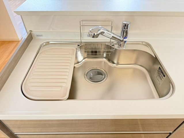 川越市むさし野2期　新築一戸建て　2号棟のキッチン|お料理しやすいキッチンです