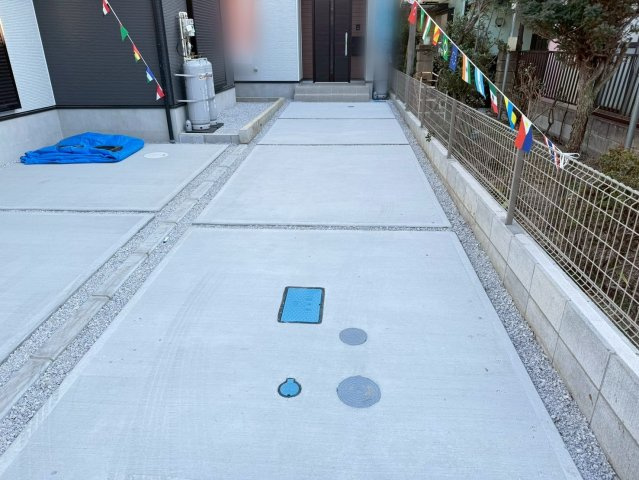 川越市むさし野2期　新築一戸建て　2号棟の駐車場|カースペースがあります