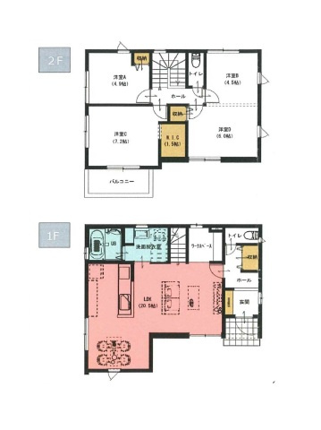 山形市北町3丁目の区画図