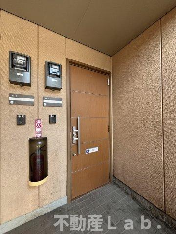 パンシオン・クレールのエントランス