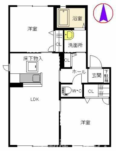 パンシオン・クレールの間取り
