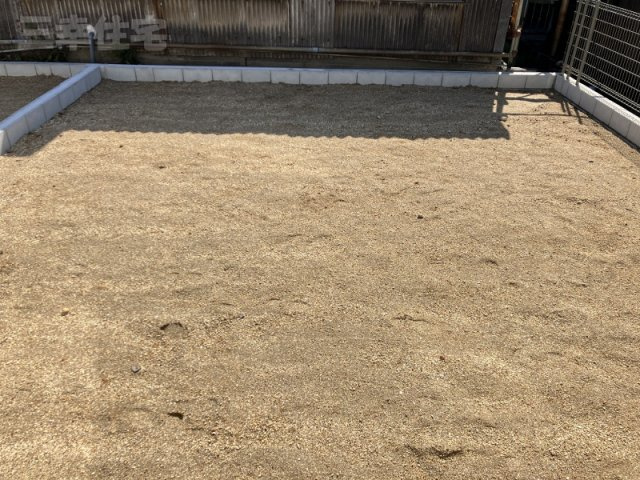 碧南市福清水町の庭|目隠しフェンスをすればドックランも可能な広いお庭があります♪