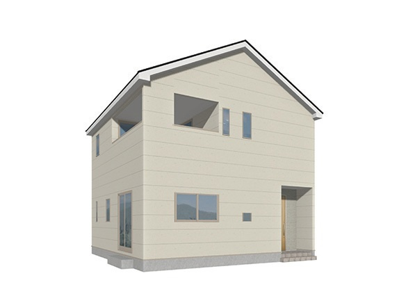 【外観パース】 | 姫路市飾磨区妻鹿第1（全2棟）2号棟