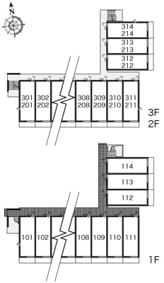 【区画図】 | ルナルミエール越谷