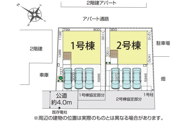 川越市大塚2丁目　新築一戸建て　2号棟の区画図|２号棟