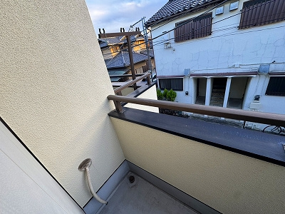 大倉ハウスのバルコニー