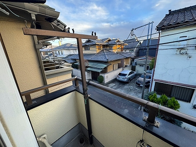 大倉ハウスのバルコニー
