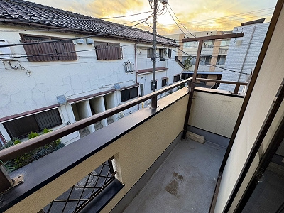 大倉ハウスのバルコニー