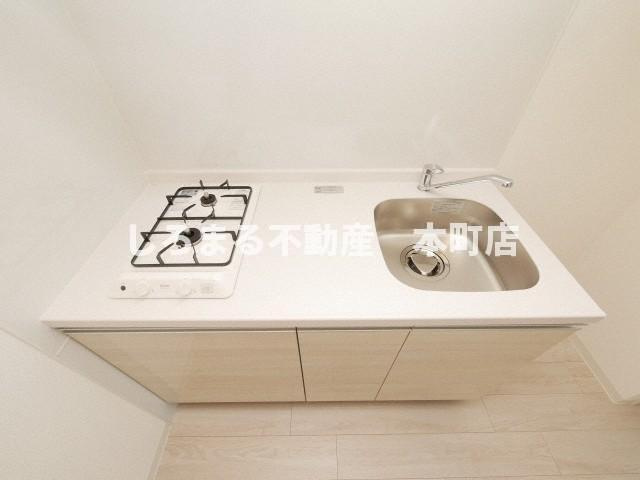 アドバンス上町台シュタットのキッチン