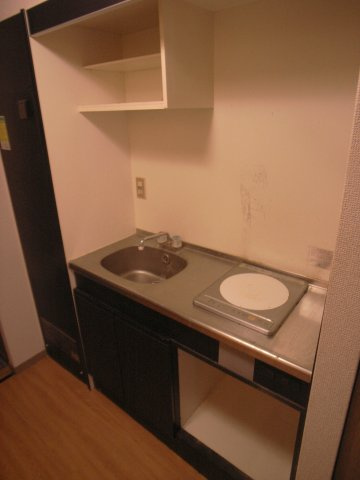 ダイナコートヒルズ折尾　1階のキッチン|別号室のものです。現状優先になります。