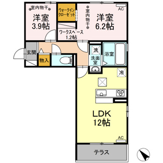 【間取り】 | ヴィラ ウィステリア