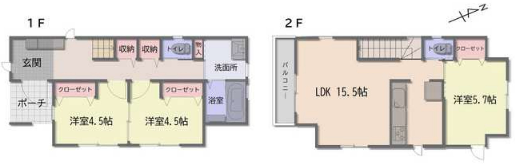 横浜市泉区中田東4丁目 新築戸建て【仲介手数料無料】の区画図