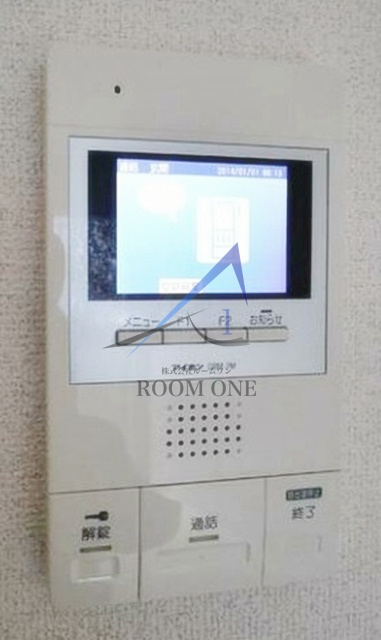 サザンフロント常盤台のセキュリティ|モニター付きインターホンです。
