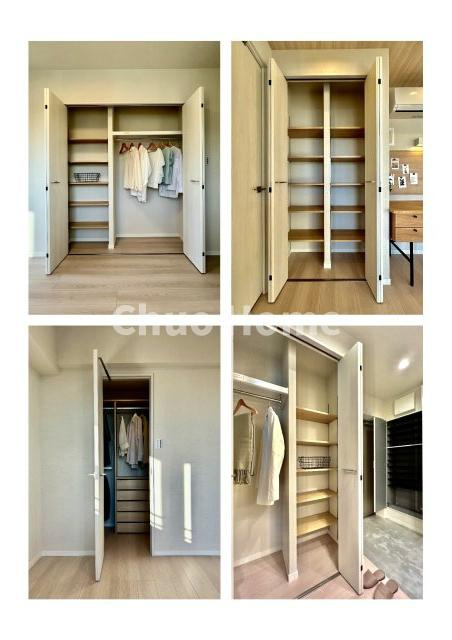 エルフィーノ浅草の収納|居室にはクローゼットを完備し、自由度の高い家具の配置が叶うシンプルな空間です。お子様の成長と必要になる子供部屋を与えるにはぴったりの間取りですね。