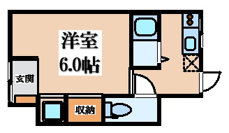 【間取り】 | La Chance瓢箪山Annex