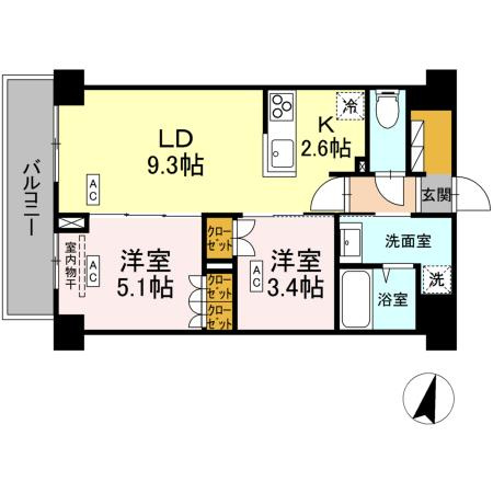 【間取り】 | ロイジェント西新井