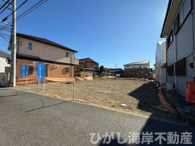 平塚市四之宮3丁目　売地の前面道路含む現地写真|現地外観