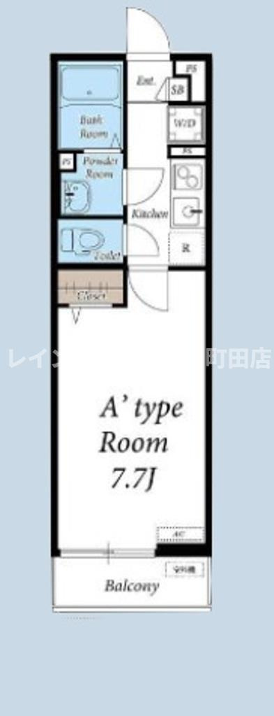 リブリ・ヴェラコート2※初期費用分割あと払いサービス利用可能物件の間取り