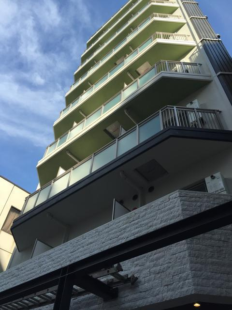 ミテッツァ北品川の外観|９階建です