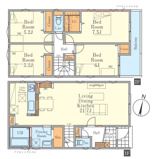 練馬区西大泉3期　全2棟　2号棟の画像