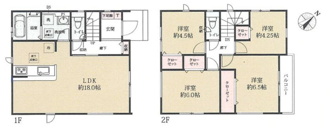 【間取り】 | 4LDKはリビングダイニングキッチンと4つの居室がある間取りで、大家族や二世帯住宅に最適。広々としたリビングで家族団らんを楽しみ、個室でプライベートな時間も確保でき、快適な生活を送ることができますよ。