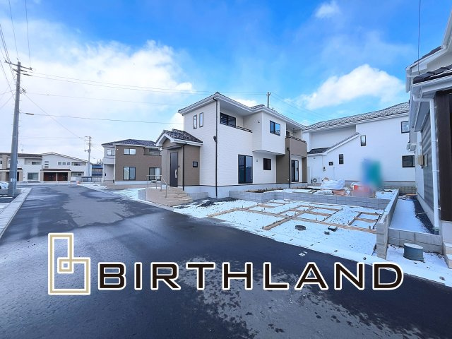 新築戸建・新築建売　西郷村小田倉字前原　小田倉小・西郷第二中の外観|【40号棟】2026年2月完成予定！同社完成物件ご案内可能です♪
