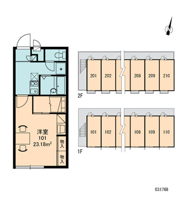 【区画図】 | レオパレスメゾンオドラント