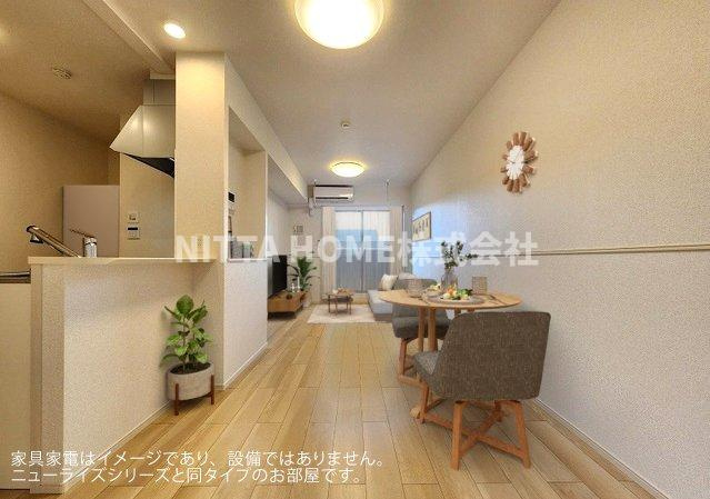 綾部市大島町穴見のアパートの内装|【イメージ写真図】エアコン２台＆照明器具設置済み！