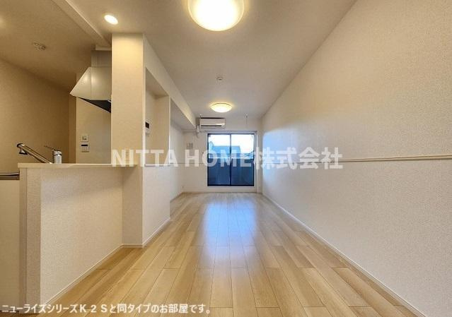 綾部市大島町穴見のアパートのキッチン|【イメージ写真図】３口コンロが付いています☆