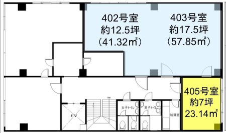ラポール四ツ橋ビルの間取り