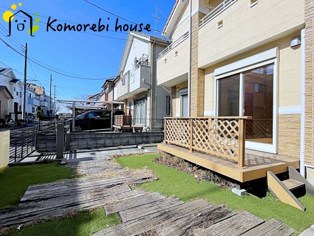 蓮田市西新宿4丁目　中古一戸建ての庭|26.2.2撮影済み