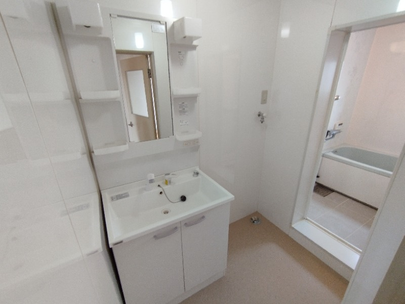 パークハイツかけひの洗面所