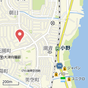 【地図】 | 大津市朝日１丁目１３－１８ 貸家