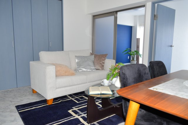 東村山市本町１丁目の中古マンションの居間・リビング