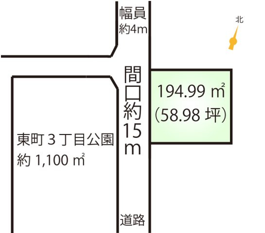 【区画図】 | □■大磯町東町3丁目 売地■□