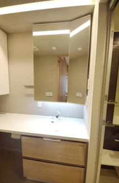 ブランシエスタ森下の独立洗面台