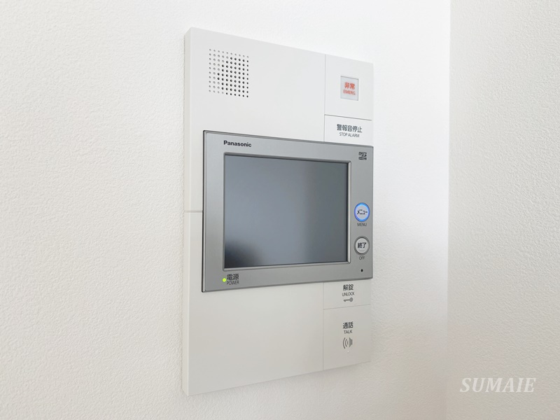 Residence Motomachiのセキュリティ|モニター付きインターホン☆