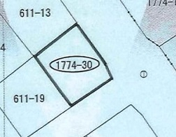 【土地図】 | 坂戸市鶴舞4丁目　建築条件なし売地　東武越生線『一本松駅』徒歩20分　【大家小学区】