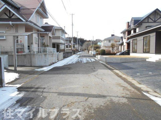 【前面道路含む現地写真】 | 白河市関辺新築一戸建て1棟 | 前面道路含む現地写真です